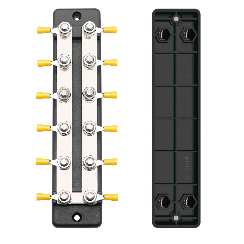 2/4/6/12-Wege-zweireihiges Auto-Sammelschienenblock-Verteilerterminal für Auto-Marine