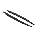 Front Strålkastare Ögonbrynsskydd Trim Svart för VW Golf MK7 Golf R GTI GTD Generic