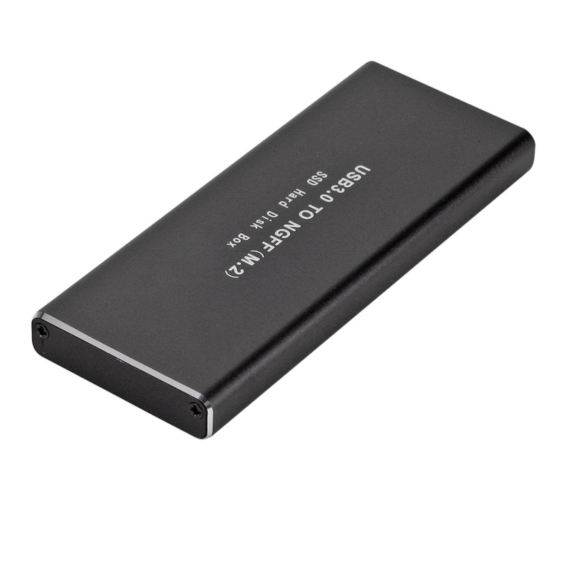 M.2 NGFF SSD SATA a USB 3.0 Adaptador de caja de almacenamiento de caja de disco duro de aluminio