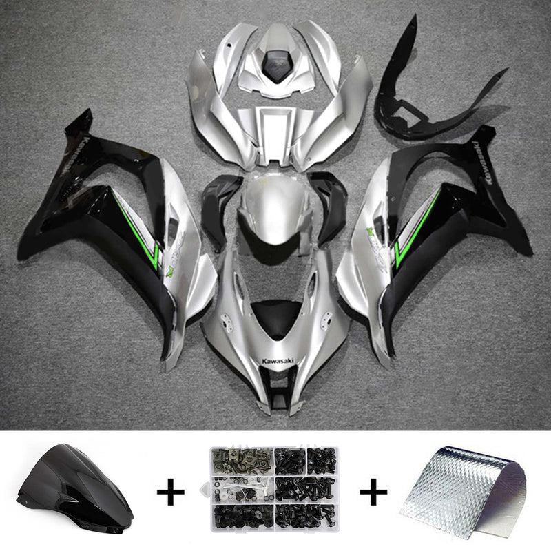 Juego de carenado Amotopart para Kawasaki ZX10R 2016-2020, carrocería, plástico, ABS