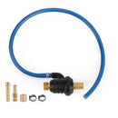 TIG lommelygte gasadapter 35-50 12 mm M10 gas til M16 x 1,5 mm WP-17/18/26