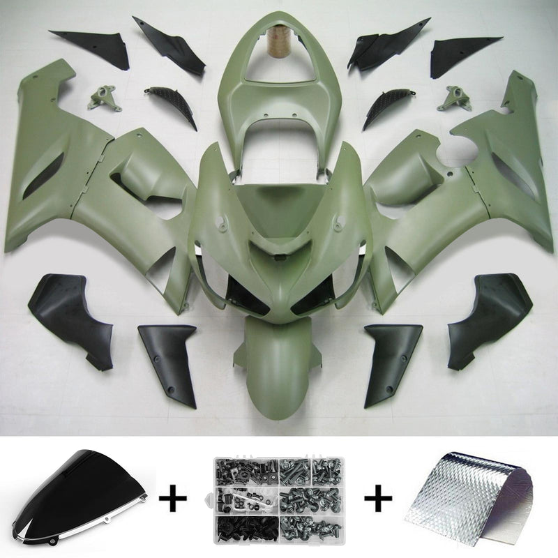 Kåpesett for Kawasaki ZX6R 636 2005-2006 Generisk