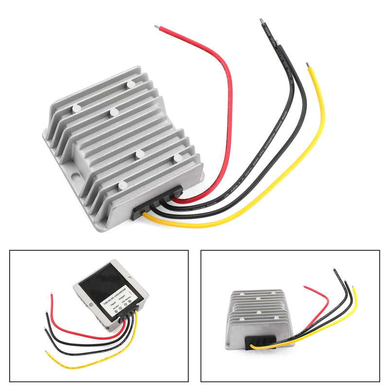 8-40V - 12V 6A tasavirtajännitteen stabilointilaite 72W auton virtalähteen säädin vedenpitävä