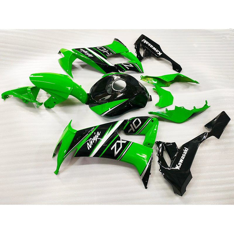 Amotopart Juego de carenado para Kawasaki ZX6R 636 2009-2012, carrocería, plástico, ABS