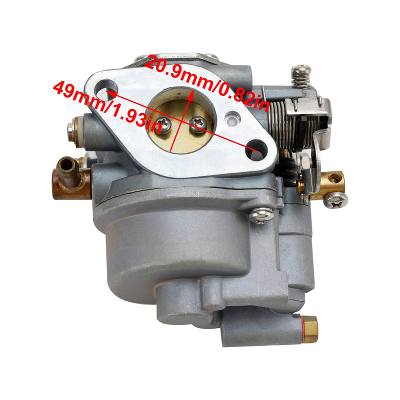 Carburador compatible con motor fueraborda Yamaha de 4 tiempos, 8 CV, 9,9 CV, F8M 68T-14301-11-00