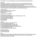 Koblingssæt stål & friktionsskiver til Honda NT NV VRX 400 Steed 400 1983-2002 Generisk