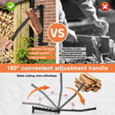 Brennholzspalter aus Stahl zur Wandmontage, Anzündholzknacker, Schneidwerkzeug für zu Hause