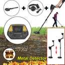 Kit 3 en 1 Detector de metales 7,8" Gold Digger Hunter Auriculares con pala sensible profunda