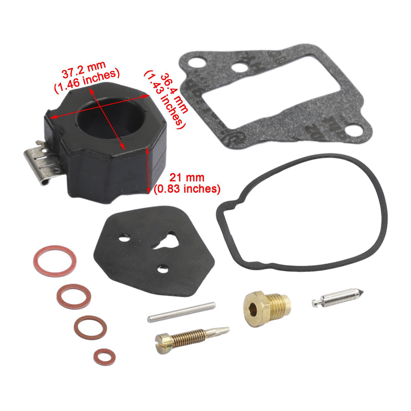 Kit de conversão de carburador para Yamaha 9.9HP 1986-1995, 15HP 1984-1992 6E7-W0093