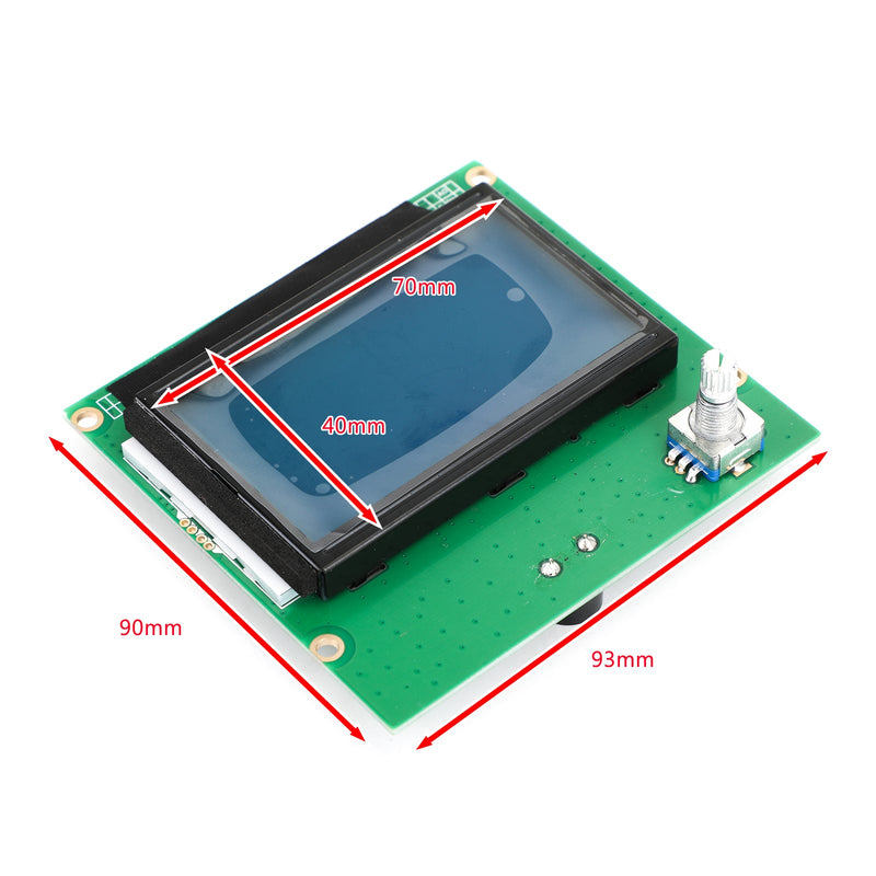 2-ledninger 3D-skriver LCD-skjermvisningssett erstatning for CREALITY 3D CR-10 S