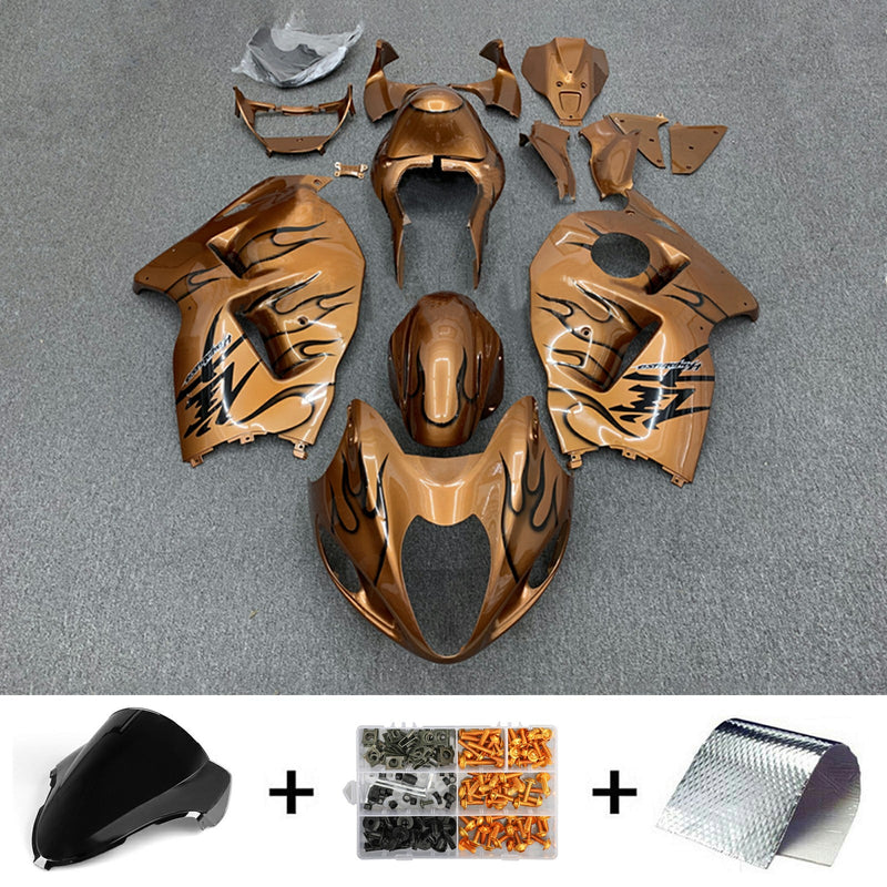 Amotopart kåpa Set för Suzuki Hayabusa GSX1300R 1999-2007 Body Plastic ABS