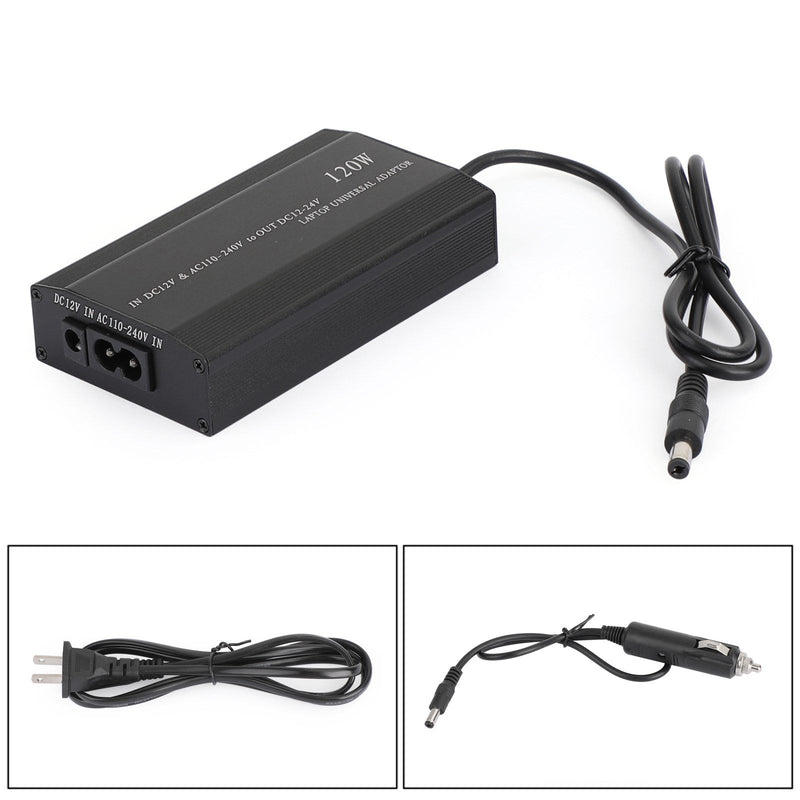 Universal 120W Car Home 34 Tips Power Supply Adapter Laddare för bärbar dator