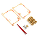 4x motorcykel karburator carb genopbygnings reparationssæt egnet til Yamaha Banshee YFZ350 Generic