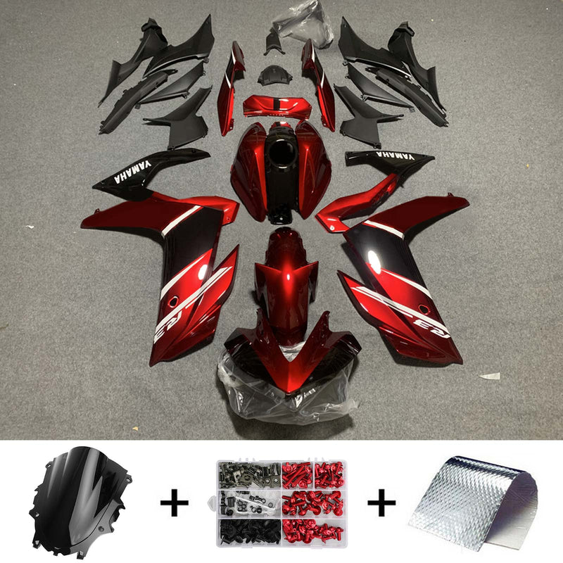 Amotopart Yamaha YZF-R3 R25 2022-2023 kåpa Set Body Plast ABS