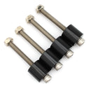 Svart 1" styrhöjningssats lämplig för Suzuki Hayabusa GSX 1300R 99-19 Generic