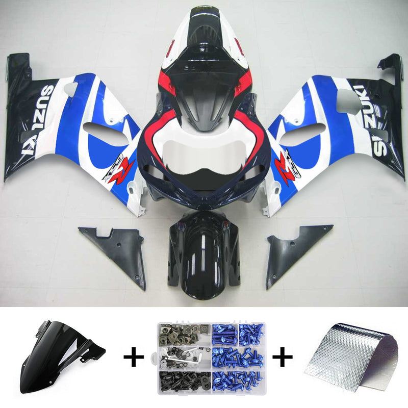 Suzuki GSXR750 2001-2003 kåpa set, kropp, plast, ABS