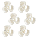 6-12ST Servettringar Blomma Servetthållare Servettspänne