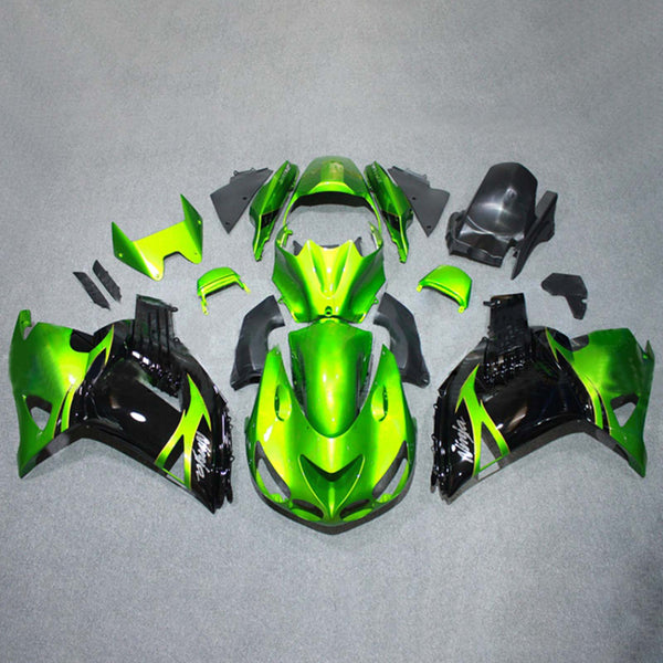 Juego de carenado Amotopart para Kawasaki ZX14R 2006-2011, carrocería, plástico, ABS