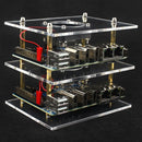 Funda protectora Orange Pi 5 Plus Orangepi Carcasa acrílica de racimo de dos capas