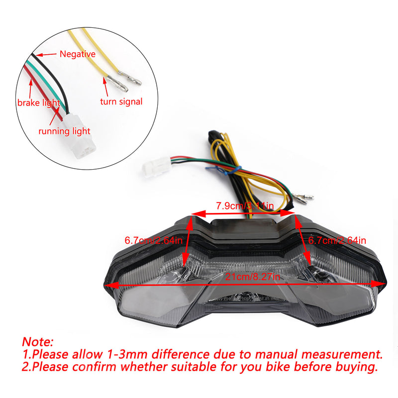 YAMAHA FJ09 Tracer 900 2015-2018 Smoke Moto LED jarrujen ajotakavalo