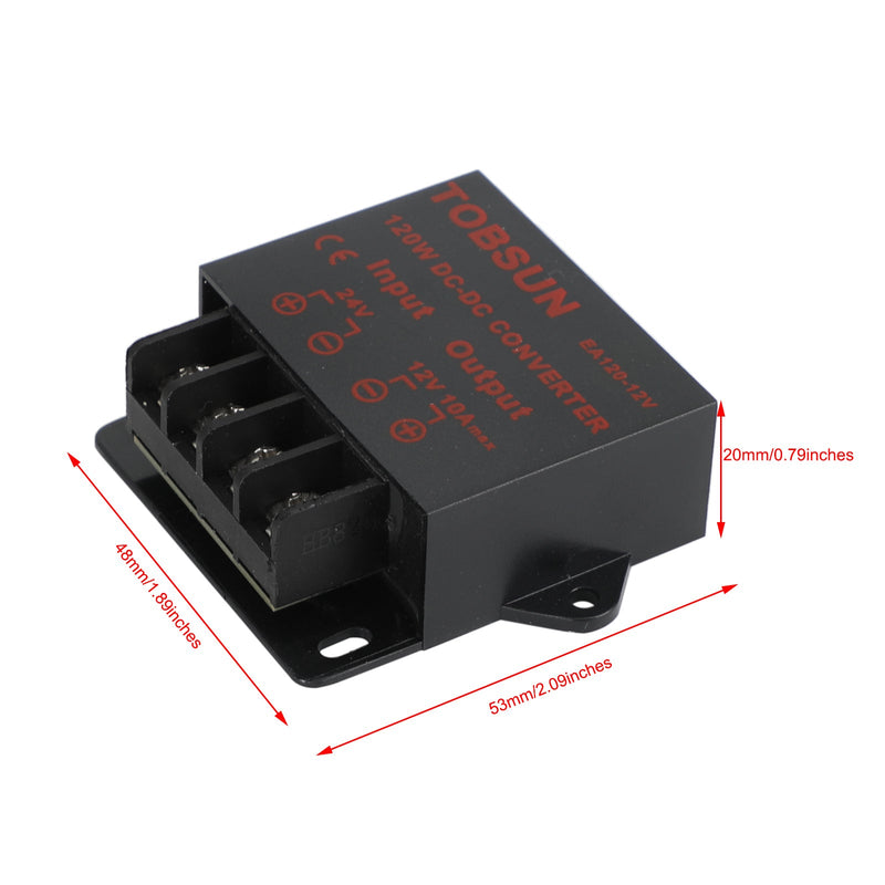 DC 24 V Schritt auf DC 12V 10A 120W Spannungsregler Reduzierer -Leistungswandler