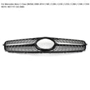 Schwarz Chrom Frontgrill Grill Passend Mercedes-Benz W204 C200 C300 08-14