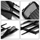 Audi A6 C7 2014-2018 2szt. Osłona przeciwmgielna przedniego zderzaka Grill Czarny Chrom
