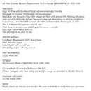 Luftfilterreiniger für Honda CBR400 CBR400RR NC29 1990-1994 17210-MV4-900 Generic