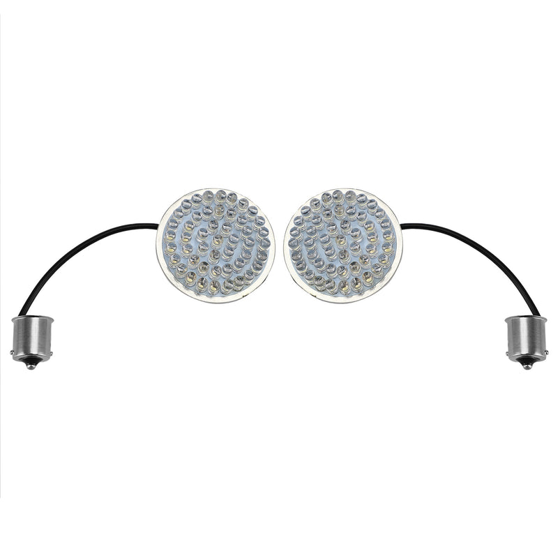 1156 bak LED-blinklys innfelte lys for Dyna Touring Street Road Glide 883 Generisk