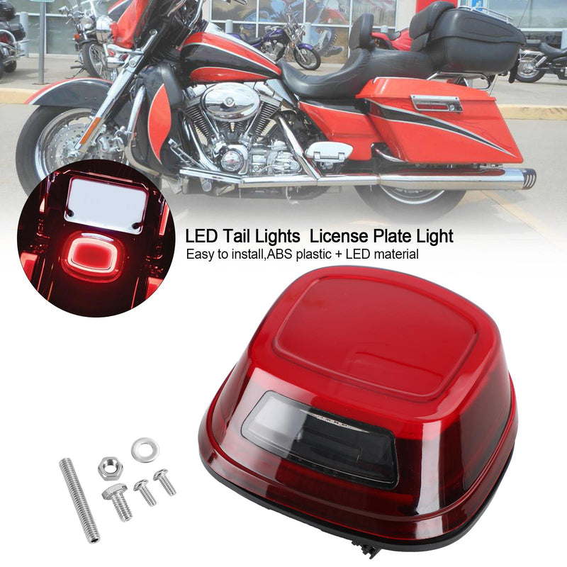 LED-takavalot rekisterikilven valot Touring Softail Dyna Sportsterille 99 Genericistä