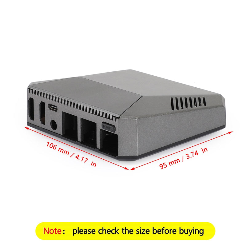 Hliníkové pouzdro 2021 pro Raspberry Pi 4 s tlačítkem Safe Power pro Argon One