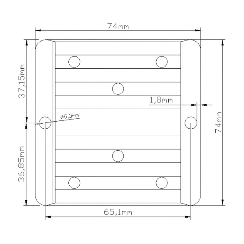 DC-DC 12/24V-36V 6A 216W Step Up Adapter konwertera zasilania samochodu Wodoodporny