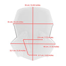 Čelní sklo pro TRIUMPH Tiger 800 XC/XR/XRX/XRT/XCX/XCA 2018-2021