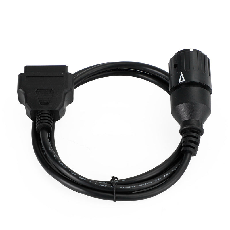 Conector do cabo BMW OBD2 cabo do scanner de diagnóstico da motocicleta 10 pinos a 16 pinos