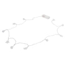 Luzes de corda LED para decoração de jardim ao ar livre Luzes de corda à prova d'água