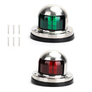 2x punainen vihreä merivene 12V Yacht Pontoon Bright Signal Lights vedenpitävä