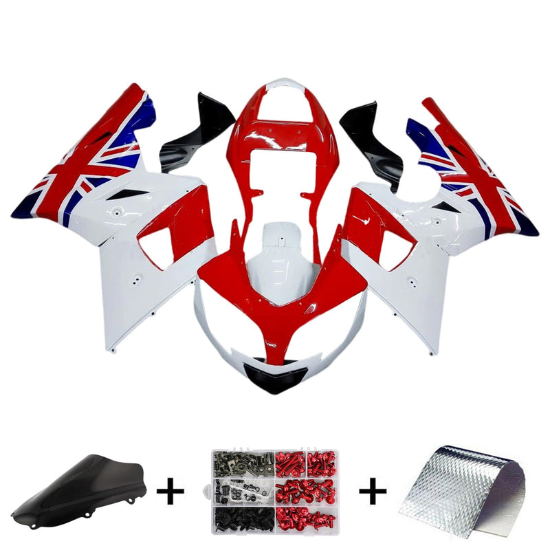 Kit de carenagem Amotopart Triumph Daytona 600 650 2002-2005 corpo plástico ABS