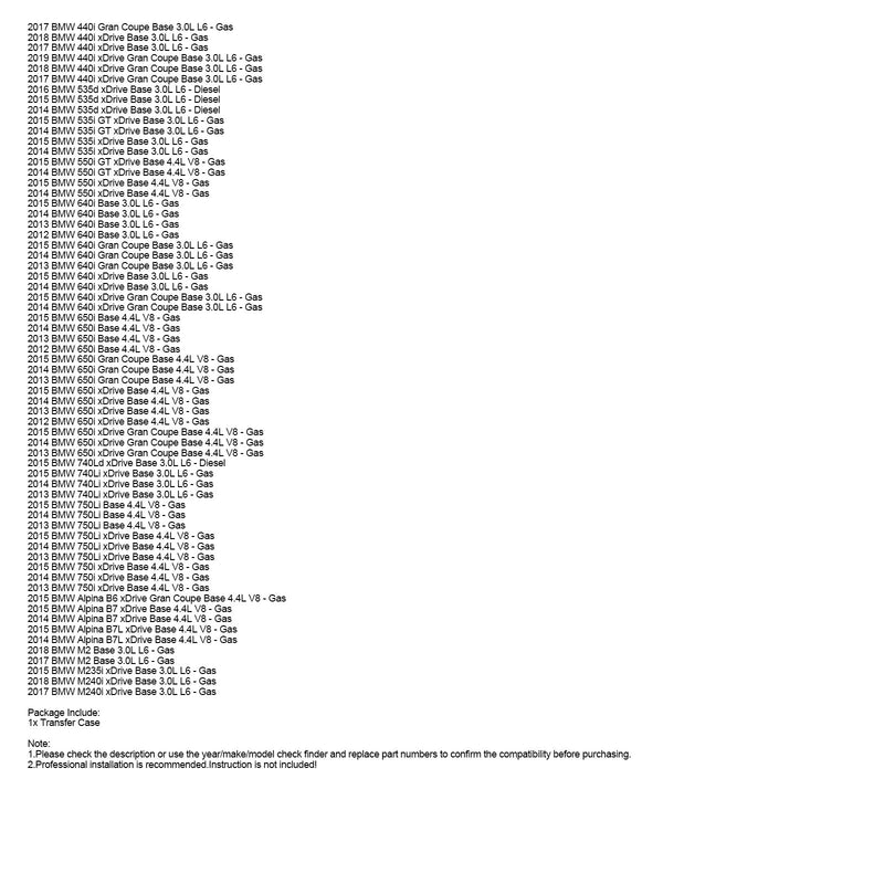 ATC35L 27108643149 27107649718 27108612557 2710864 Överföringsväska för BMW 228i 230i 320i 328i 330i 340i 428i 430i