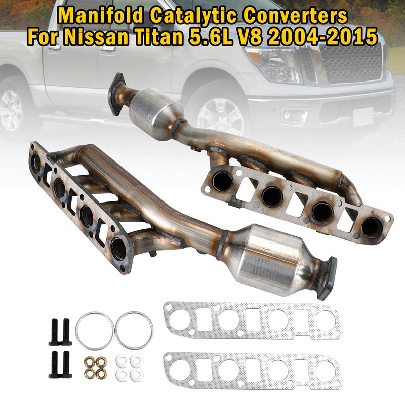 Nissan Titan 5.6L 2004-2015 Manifold venstre og høyre katalysatorer