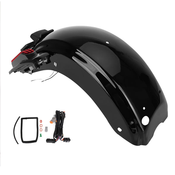 Sistema de guardabarros trasero LED para Harley Touring Road King Glide 14-Up CVO Style Generic