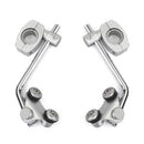 Universal motorsykkel 7/8" 22 mm standard styre frontrutemontert brakettklemme Generisk