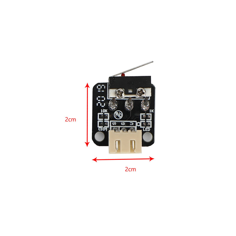 Paket med 5 Creality 3D-skrivardelar Ändstopp gränslägesbrytare 3-stift för CR-10 End3