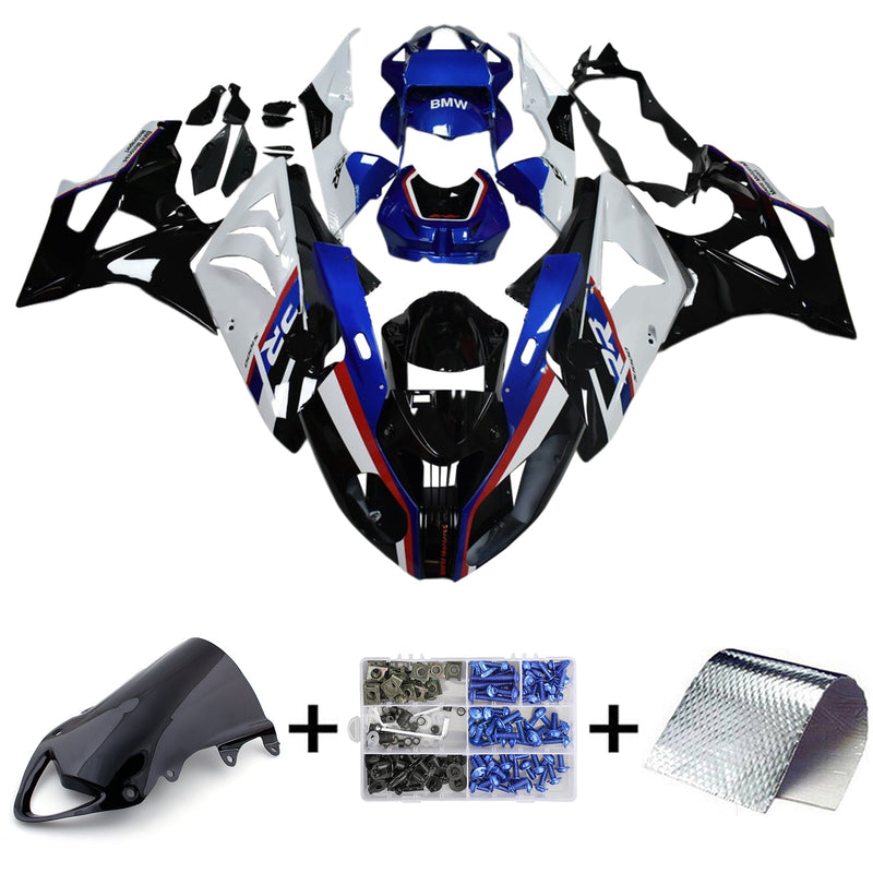 Amotopart BMW S1000RR 2009-2014 Zestaw owiewek, korpus, tworzywo sztuczne, ABS