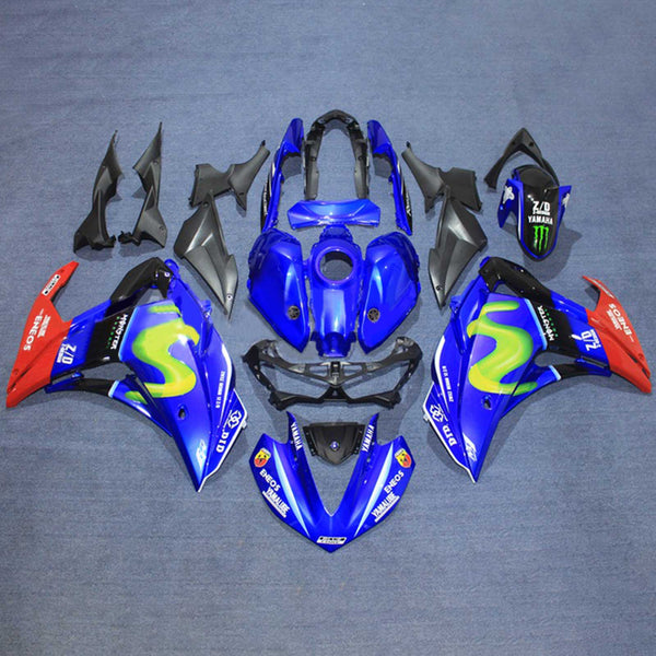 Kit de carenagem para Yamaha YZF-R3 2014-2018 R25 2015-2017 Genérico