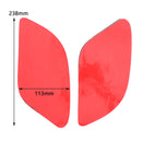 Par de almofadas laterais de proteção do tanque adequadas para Yamaha R15 V3 2017-2020 borracha preta genérica