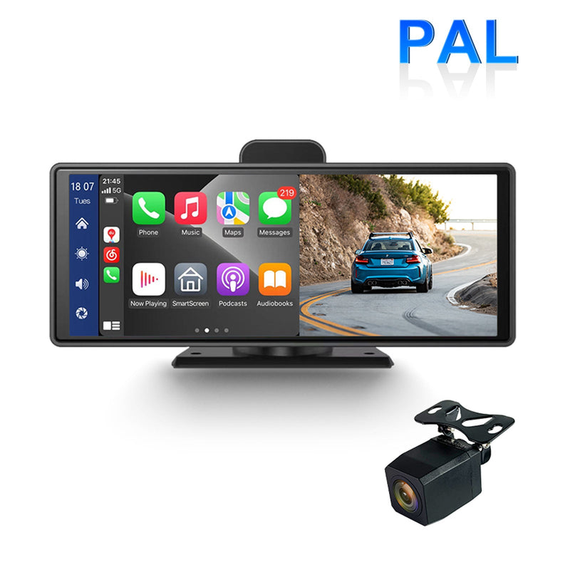 10,26-Zoll-Smart-Screen-DVR-Monitor im NTSC-Format für Wohnmobile, LKWs, Busse + Rückfahrkamera