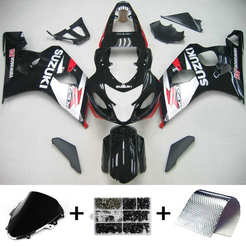 Conjunto de carenagem Suzuki GSXR 600/750 2004-2005 corpo plástico ABS