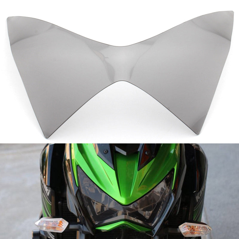 Lámina protectora de faros delanteros compatible con Kawasaki Z250 Z300 Z800 13-16 Smoke Generic