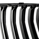 BMW X3 F25 2011-2014 Dual Line přední nárazník, maska ​​chladiče, lesklá černá