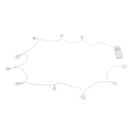 Luzes de corda LED para decoração de jardim ao ar livre Luzes de corda à prova d'água